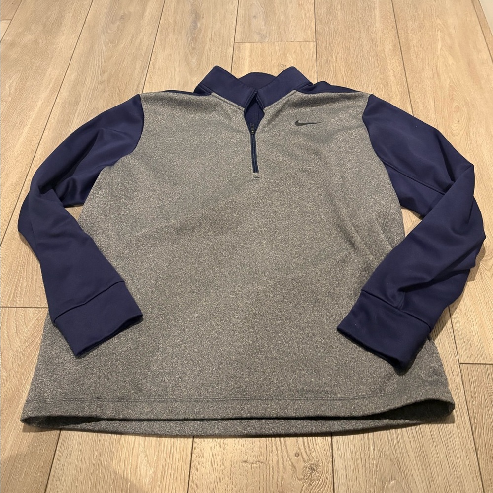 Nike Navy and White Dri-FIT Jacket